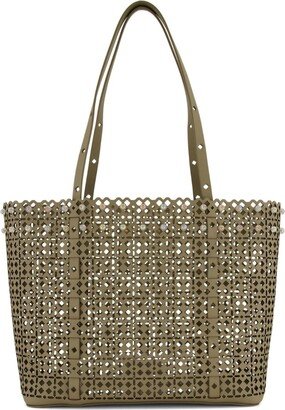 Lacey large leather tote bag