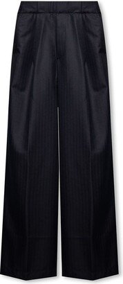 Wide Leg Pleated Trousers-AA