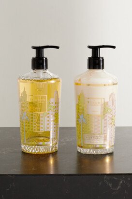 Miami Body & Hand Lotion And Hand Wash Gel Gift Set, 2 X 350ml - Yellow