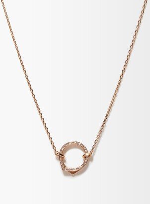 Antifer Diamond & 18kt Rose-gold Necklace