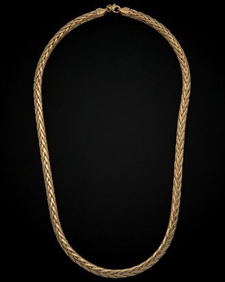 14K Flat Weave Necklace