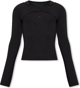 Cut-Out Long Sleeved T-Shirt