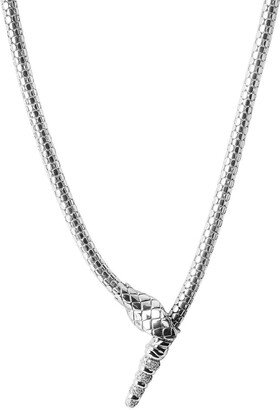 Snake diamond choker necklace