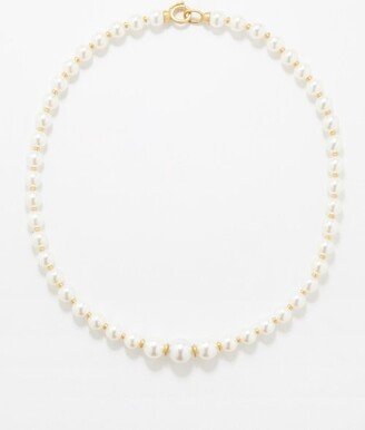 Pearl & 18kt Gold Necklace