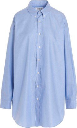 Buttoned Long-sleeved Shirt-AS