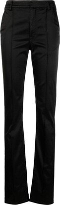 Satin Slim-Cut Trousers