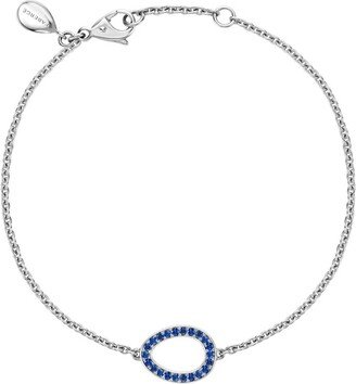 White Gold And Sapphire Colours Of Love Sasha Bracelet