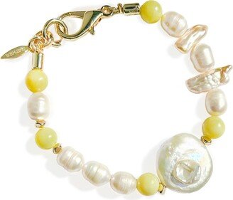 Gather Brooklyn Senna Pearl Bracelet