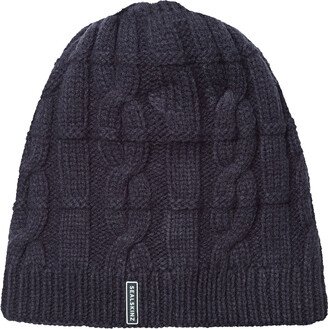 Sealskinz Blakeney Waterproof Cold Weather Cable Knit Beanie Hat - Navy
