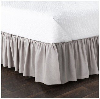 Peyton Ruffle Ivory Bedskirt-AA