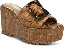 Women's Livi Buckle Platform Wedge Espadrille Sandals