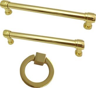 Golden Cabinet Door Handle Bar Modern Simple Light Luxury High-End Closet Drawer Dresser Handles Knob Ring Pulls