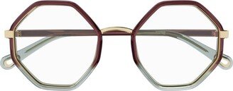 Hexagonal-Frame Glasses-AA