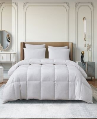 White Goose Down Fiber All Season Comforters