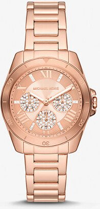 Mini Alek Pavé Rose Gold-Tone Watch