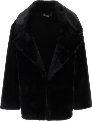 Plush Teddy Long-Sleeved Faux-Fur Jacket