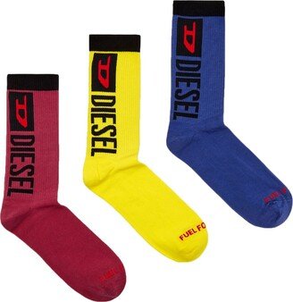 Logo-Print Socks (Pack Of Three)