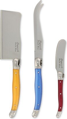 Laguiole 3-Pc. Multi-color Cheese Set