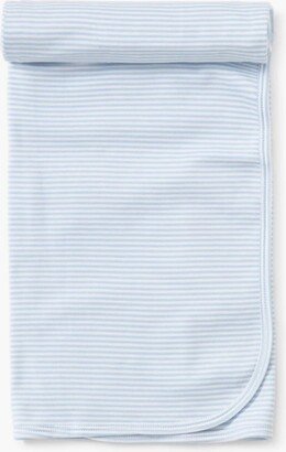 Blue Stripe Classic Rib Blanket