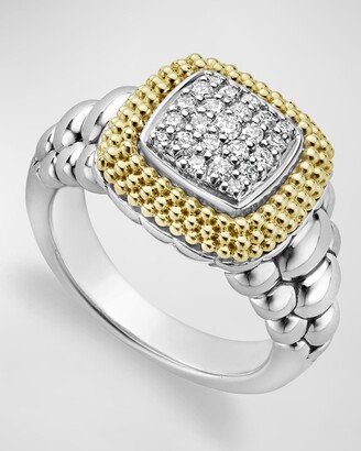 Diamond Lux Square Ring