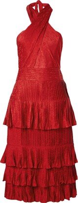 Midi Dress Red-AB