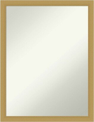 20 x 26 Non-Beveled Grace Brushed Gold Narrow Wall Mirror