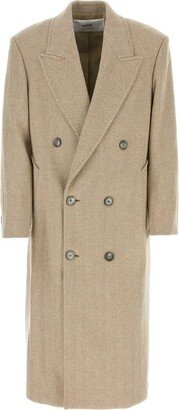 Paris Double Breasted Long Sleeved Coat-AA