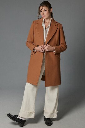 Wool Blend Top Coat Jacket