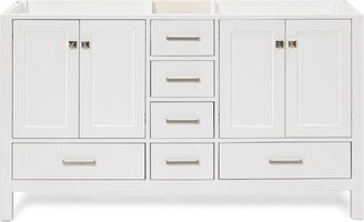 Cambridge 61 Double Free Standing Vanity Cabinet Only - Less