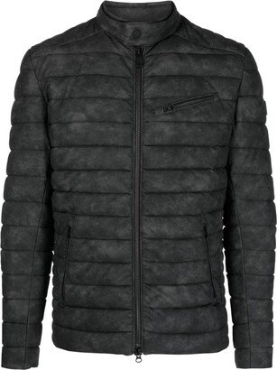 Logo-Patch Quilted Padded Jacket