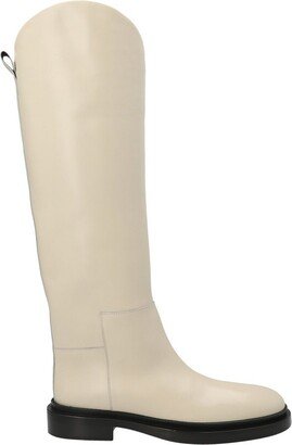 Almond-Toe Knee-Length Boots-AB