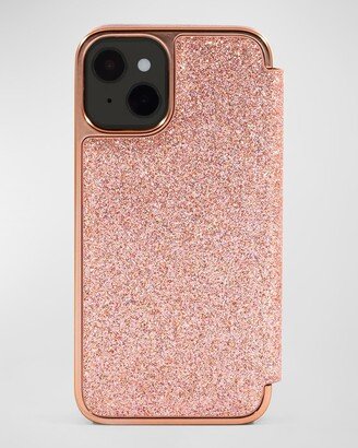 Glitter Mirror Folio iPhone 13/14 Case