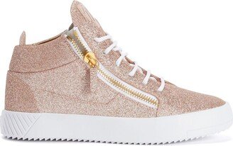 Nicki glitter high-top sneakers