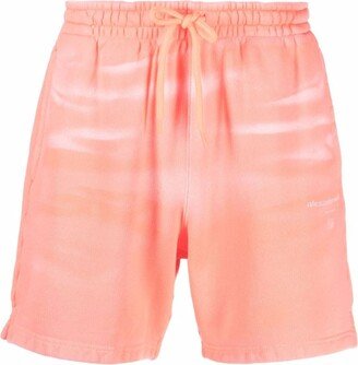 Tie-Dye Cotton Track Shorts