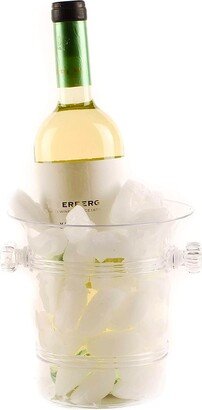 Clear Plastic Ice Bucket For Wine & Champagne | Perfect Chilling Beverages