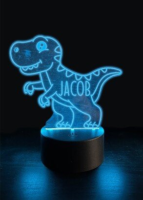Dinosaur Night Light, Gift For Kids, T-Rex, Triceratops, Led Base, Personalized Gift, Gift Her, Custom Led Lamp, Led Neon Sign, Child Decor
