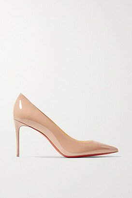 Kate 85 Patent-leather Pumps - Neutrals