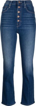 Pixie Rider cropped denim trousers