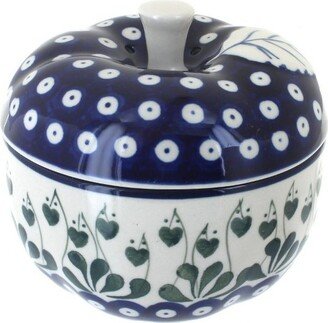 Blue Rose Pottery Blue Rose Polish Pottery Alyce Apple Baker