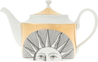 Sun-Print Ceramic Teapot