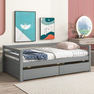 Sunmory Twin Size Daybed with Two Storage Drawers