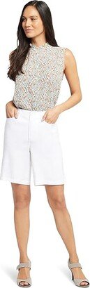 Five-Pocket Bermuda (Optic White) Women's Shorts