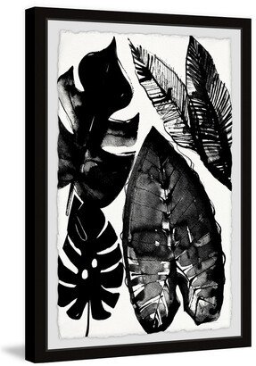 The Palm Leaves Framed Painting Print By Crystal Smith