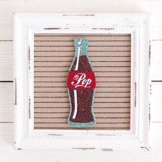 Soda Pop Bottle Letter Board Icon & Accessory