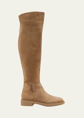 Suede Over-The-Knee Boots