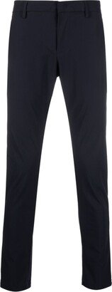 Slim-Cut Cotton Trousers-AL