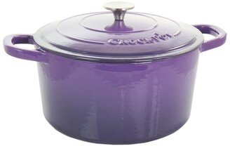 Crockpot Artisan 2Pc 7Qt Enameled Cast Iron Dutch Oven With Lid