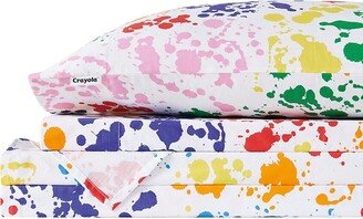 Splatter Cotton Percale Sheet Set