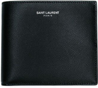 Paris logo-print leather wallet