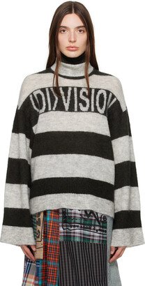 (di)vision Gray Stripe Turtleneck